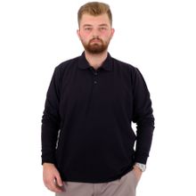 Mode XL U24340 Siyah Polo Yaka Erkek Sweatshirt