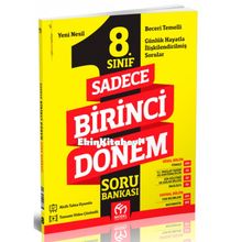 Model Eğitim Yayınları 8. Sınıf Sadece Birinci Dönem Soru Bankası