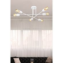 Modelight Seden 6'lı Beyaz Avize
