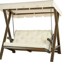 Modelsan Ladin Ahşap Teras Bahçe Salıncağı