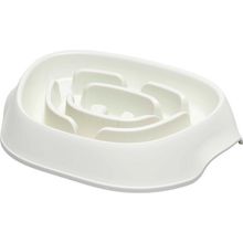 Moderna Beyaz 950 ml Slomo Hızlı Yeme Önleyici Köpek Mama Kabı