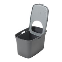 Moderna Top Cat 39x59x38 cm Gri Kapalı Kedi Tuvaleti