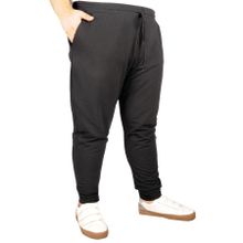ModeXL B20507 Erkek Siyah Büyük Beden Düz Paça Eşofman Altı
