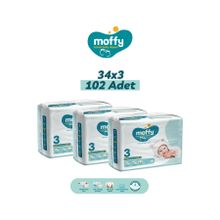 Moffy No:3 Midi 102 Adet Bebek Bezi