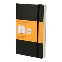 Moleskine Klasik Cep Boy Yumuşak Kapak Çizgili Siyah Defter