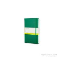 Moleskine QP012K1 Yeşil Düz Cep Boy Sert Kapaklı Defter