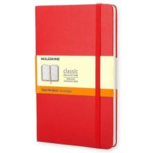 Moleskine QP060R Kırmızı 240 Sayfa Çizgili Büy Boy Sert Kapaklı Defter