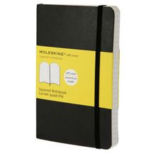 Moleskine QP622 Siyah Kareli Yumuşak Kapaklı Defter