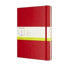 Moleskine U274573 XL Kırmızı Düz Defter