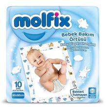 Molfix 5x10 Adet Bebek Bakım Alt Açma Örtüsü