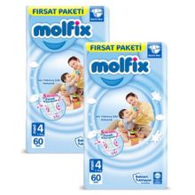 Molfix No:4 Maxi 120 Adet Bebek Bezi