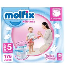 Molfix No:5 Junior 176 Adet Külot Bebek Bezi
