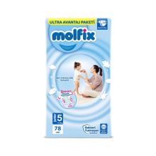 Molfix No:5 Junior 78 Adet Bebek Bezi