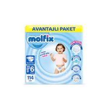 Molfix No:6 XLarge 114 Adet Bebek Bezi