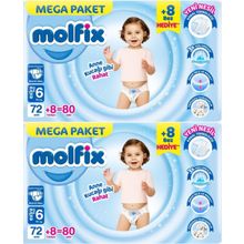 Molfix No:6 XLarge 160 Adet Bebek Bezi