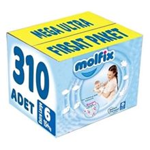 Molfix No:6 XLarge 310 Adet Bebek Bezi