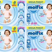 Molfix No:6 XLarge 320 Adet Bebek Bezi