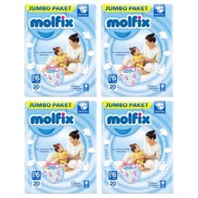 Molfix No:6 XLarge 80 Adet Bebek Bezi