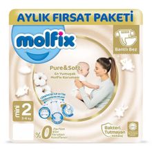Molfix Pure Soft No:2 Mini Bebek Bezi