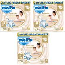 Molfix Pure&Soft No:5 Junior 528 Adet Bebek Bezi