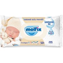 Molfix Yenidoğan İzotonik Sulu 50 Yaprak Islak Mendil