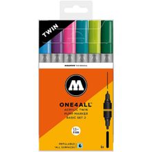 Molotow One4 All Set 2 Çift Taraflı Akrilik Kalem Seti