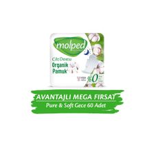 Molped Pure Soft Gece 60 Adet Hijyenik Ped