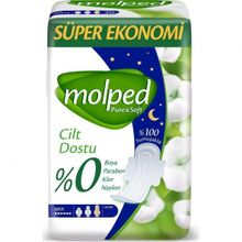 Molped Pure Soft Süper Ekonomi Gece 16'lı Ped