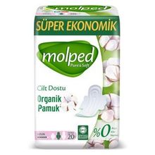 Molped Pure&Soft Süper Ekonomik Uzun 20’li Hijyenik Ped