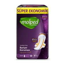 Molped Süper Ekonomik Süpernight Uzun 18x6 108 Adet Ped