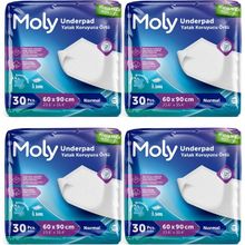 Moly 60x90 cm 120 Adet Yatak Koruyucu Örtü