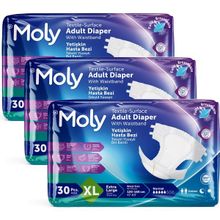 Moly Bel Bantlı XL 90 Adet Hasta Bezi