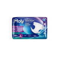Moly Tekstil Yüzeyli Large Belbantlı 2x30 Adet Hasta Bezi