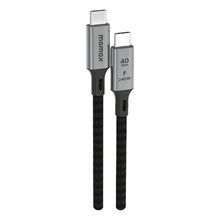 Momax DC39D Elite 240W Usb-C Usb4 40 Gbps 1 mt Siyah Kablo