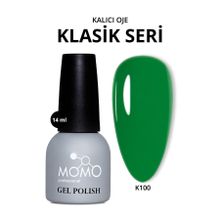 Momo K100 Zümrüt Yeşili 14 ml Kalıcı Oje