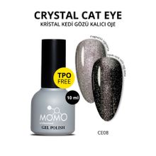Momo Professional CE08 10 ml Kristal Kedi Gözü Kalıcı Oje