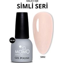 Momo Professional S002 Gümüş Simli Fil Dişi 14 ml Kalıcı Oje