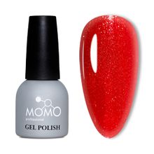 Momo Professional S025 Simli Canlı Kırmızı 14 ml Kalıcı Oje