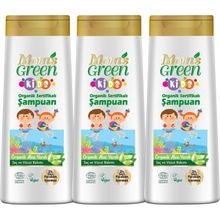 Mom's Green Aloe Veralı 3x400 ml Organik Bebek Şampuan