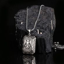 Mona Roza Çift Başlı Selçuklu Kartalı Motifli 925 Ayar Gümüş Kolye
