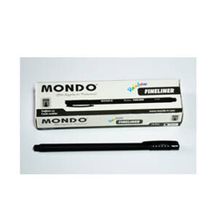 Mondo Softliner Rainbow Siyah Keçeli Kalem