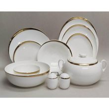 Monno 9959R32 Aron Gold 59 Parça 12 Kişilik Bone China Yemek Takımı