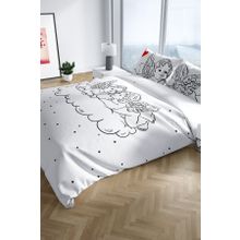 Monohome Angel 3D Pamuk Saten Çift Kişilik 200x220 cm Nevresim Takımı