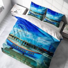 Monohome Atlanta 3D Pamuk Saten Çift Kişilik 200x220 cm Nevresim Takımı