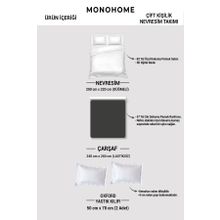 Monohome Bahar Dalı 3d Pamuk Saten Çift Kişilik Nevresim Takımı