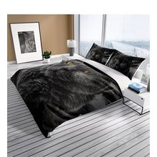 Monohome Batcat 3D Dijital Baskılı Çift Kişilik Nevresim Takımı