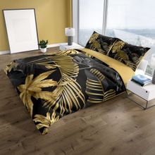 Monohome Black Casual 3D Pamuk Saten Çift Kişilik 200x220 cm Nevresim Takımı