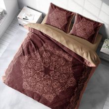 Monohome Browny 3D Pamuk Saten Çift Kişilik 200x220 cm Nevresim Takımı