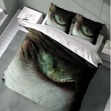 Monohome CatEye 3D Pamuk Saten Renkli Çift Kişilik 200x220 cm Nevresim Takımı