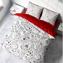 Monohome Catsy 3D Renkli Çift Kişilik 200x220 cm Nevresim Takımı